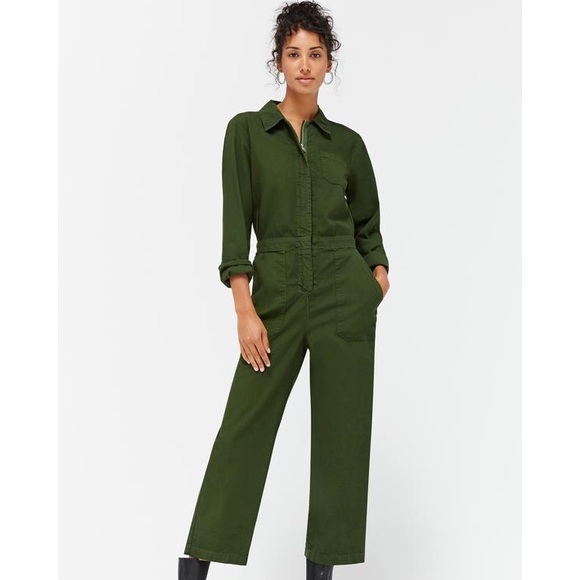 LACAUSA Pants - LACAUSA Pheonix Jumpsuit in Absynthe